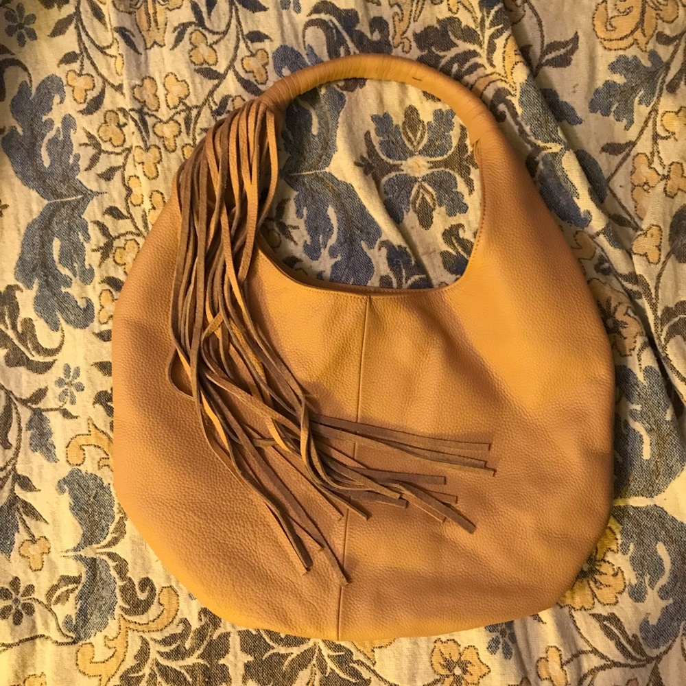 B-Low the Belt Tan Hobo Bag